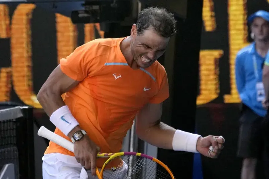 Rafael Nadal en el Australian Open
