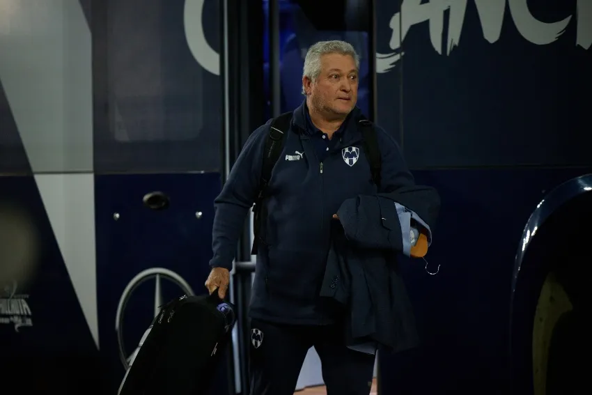 Vucetich en un partido con Monterrey