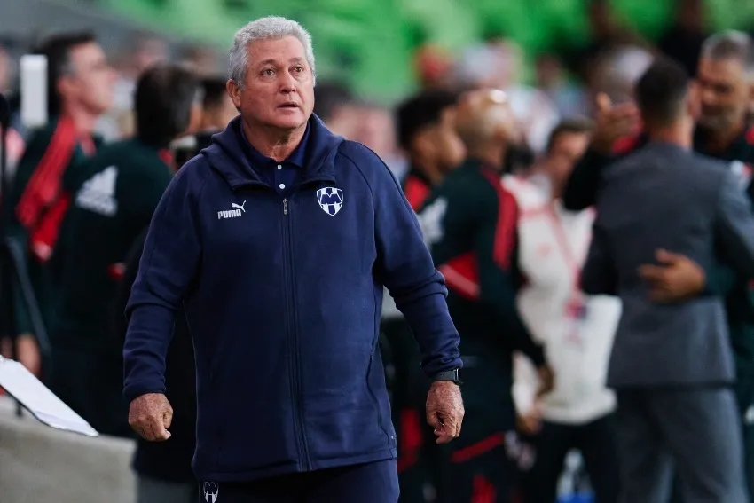 Vucetich en un partido con Monterrey