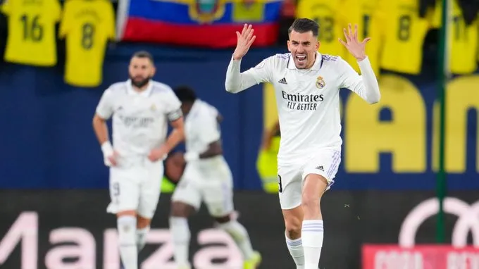 Dani Ceballos en festejo de gol