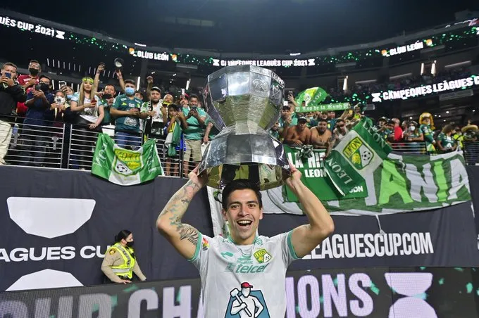 Club León ganando la Leagues Cup