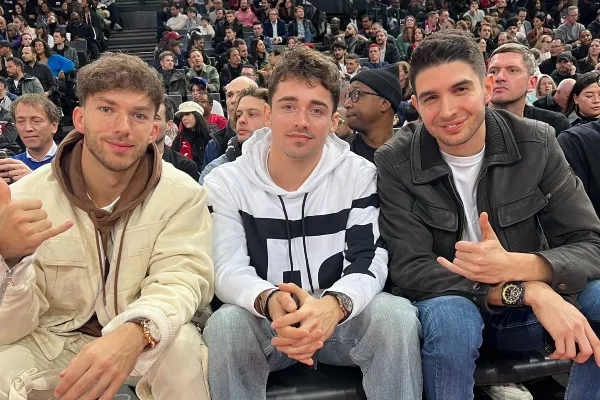 Los pilotos de la F1 en París