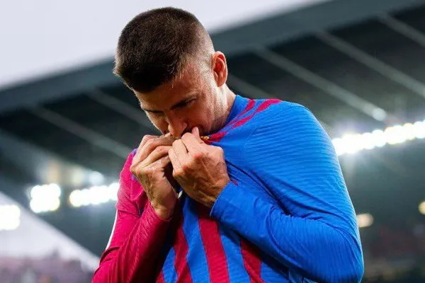 Piqué en su etapa con el Barcelona