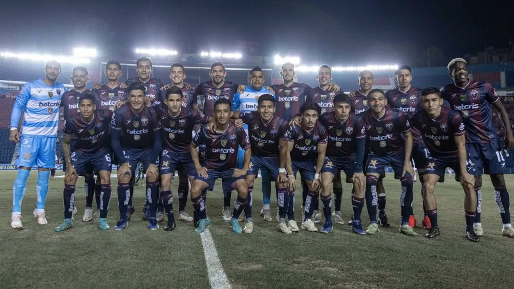 Atlante previo a un encuentro de Liga de Expansión