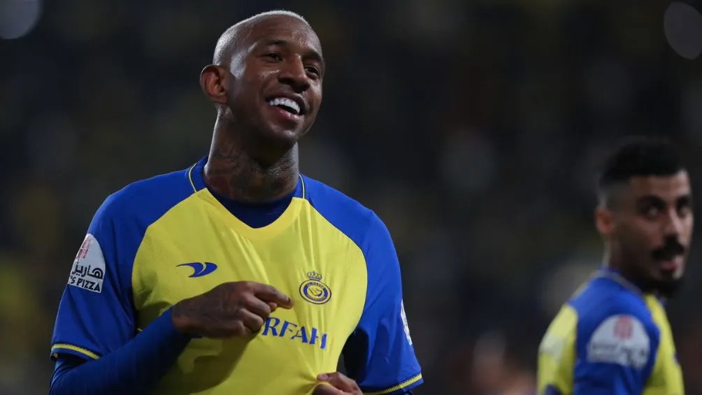 Talisca celebra el gol del triunfo ante el Al-Ettifaq