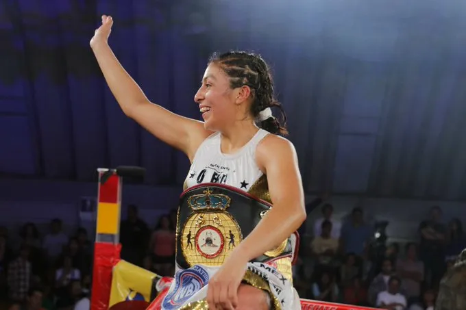ESPECIAL Jessica Nery tras ganar una pelea