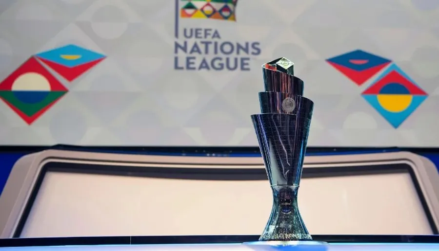 El trofeo de la UEFA Nations League