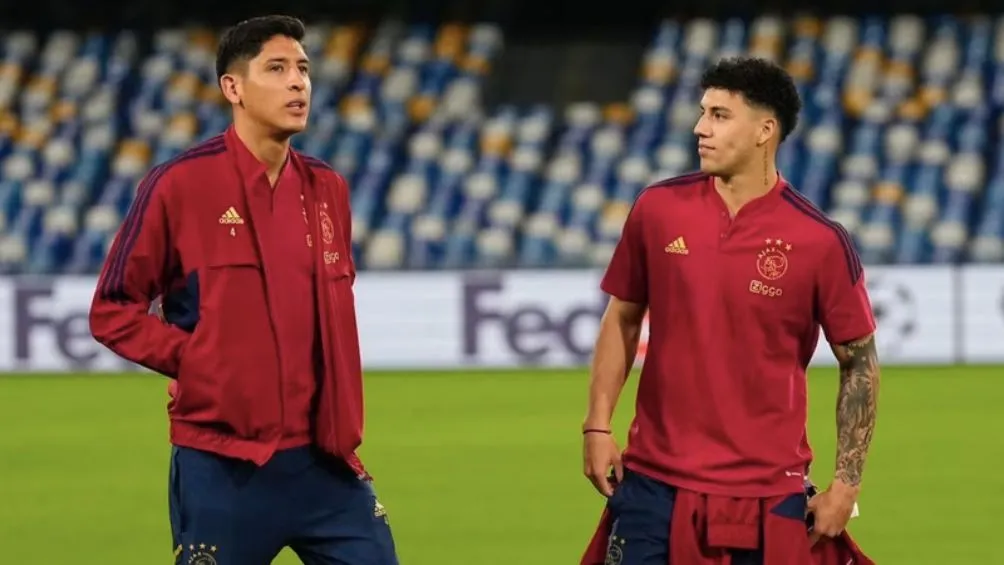 Los mexicanos previo a un juego de Champions