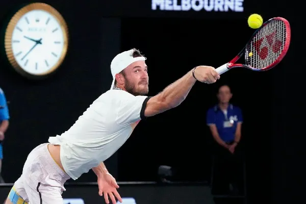 El estadounidense no pudo sobreponerse al serbio