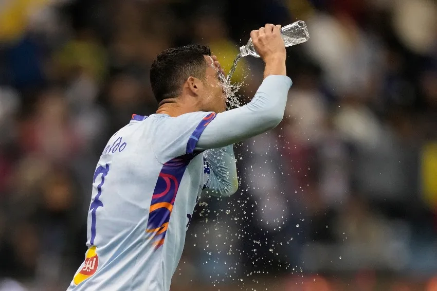 Ronaldo en su debut en Arabia Saudita