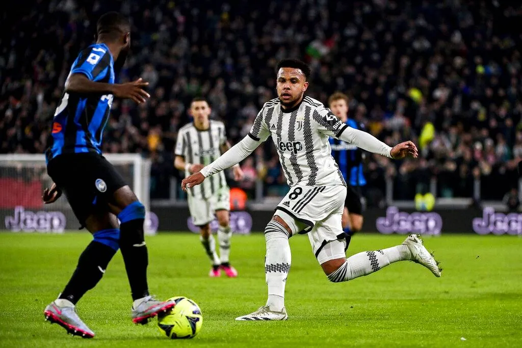 Weston McKennie en partido con la Juventus