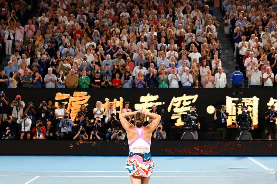 Australia se rinde ante Aryna Sabalenka