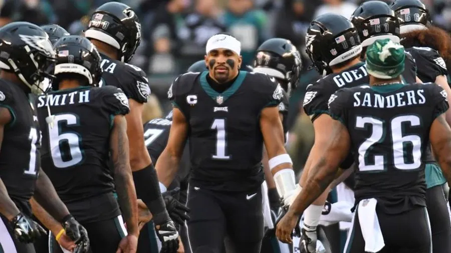 Eagles jugando en NFL