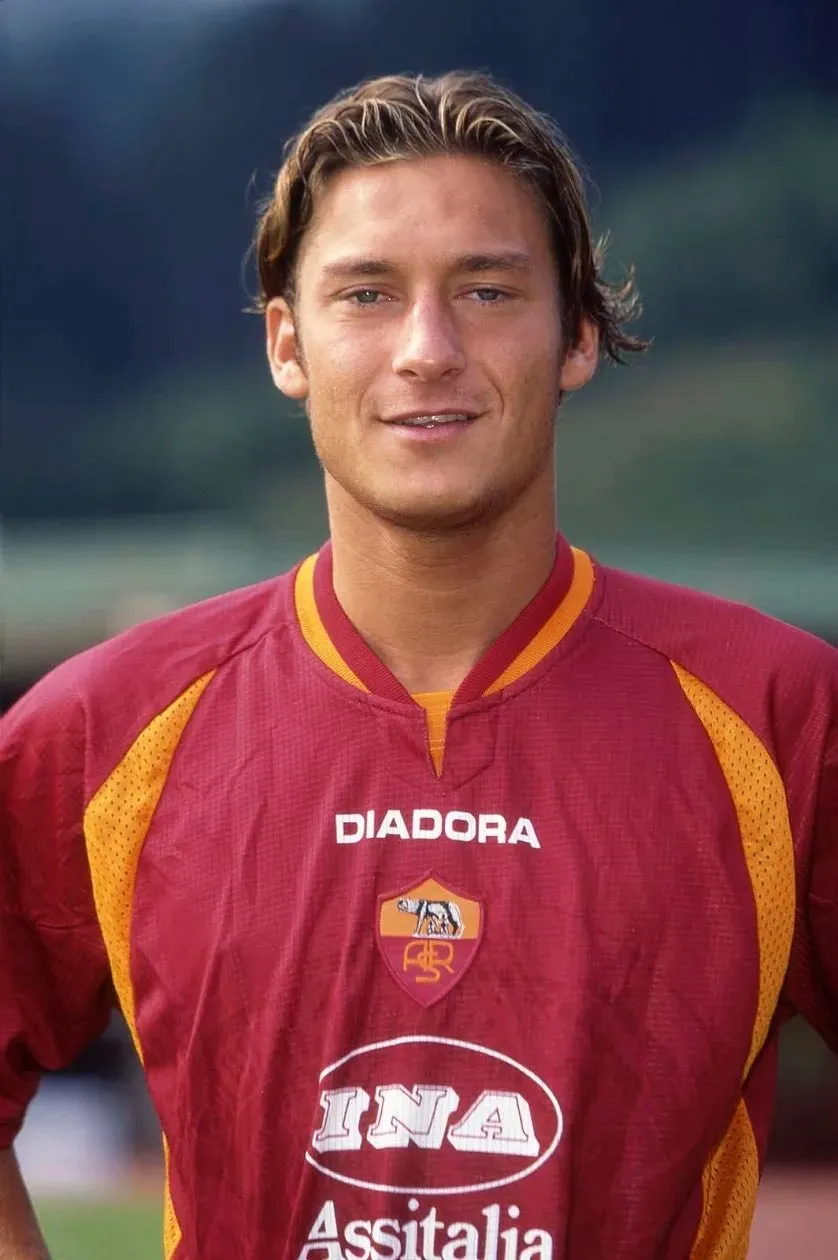 Totti con la misma playera