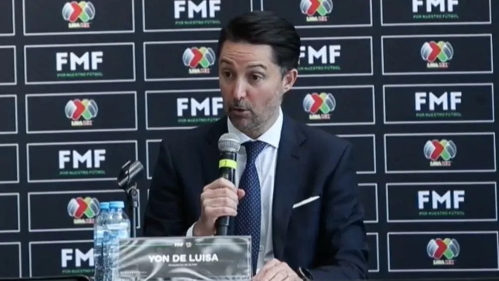 ESPECIAL El Presidente de la Federación Mexicana de Futbol en conferencia