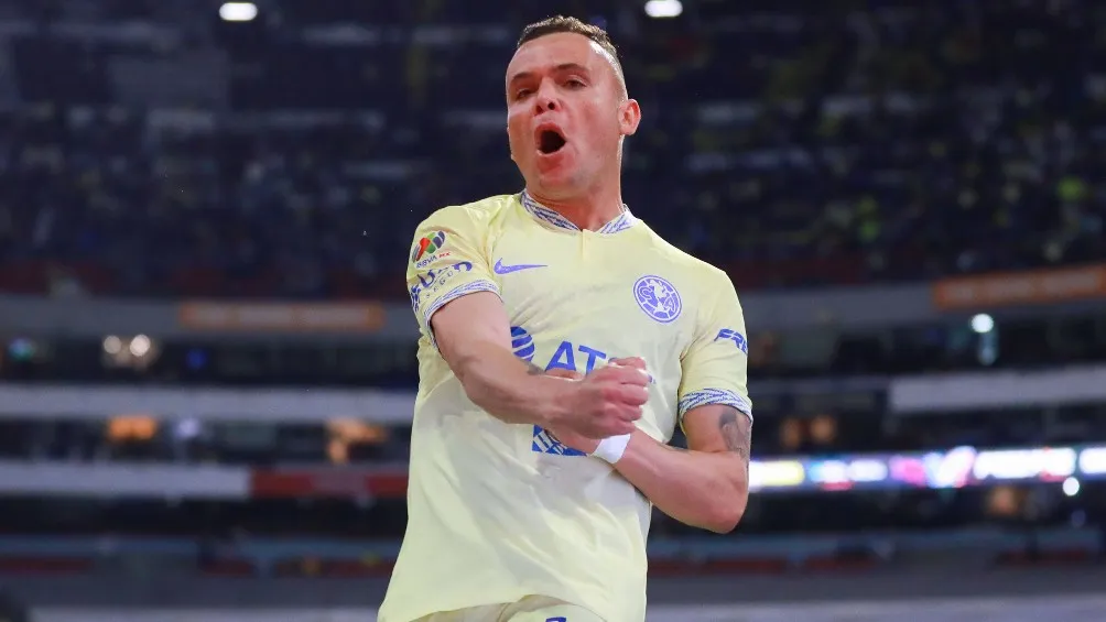 IMAGO7 Jonathan Rodríguez celebra un gol con América