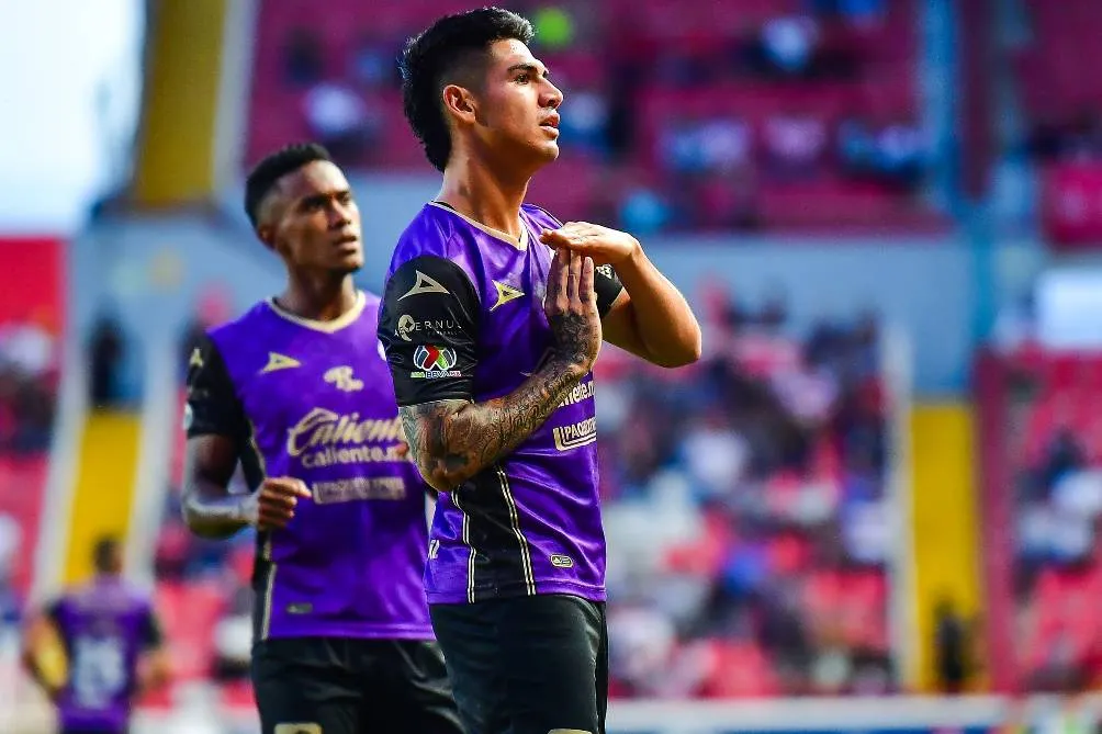 Mazatlán celebra un gol en la Liga MX