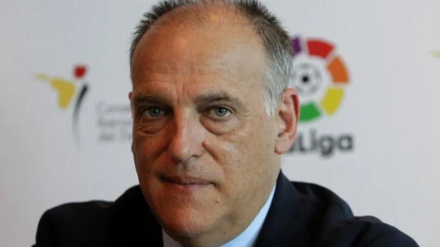 Javier Tebas en evento de LaLiga