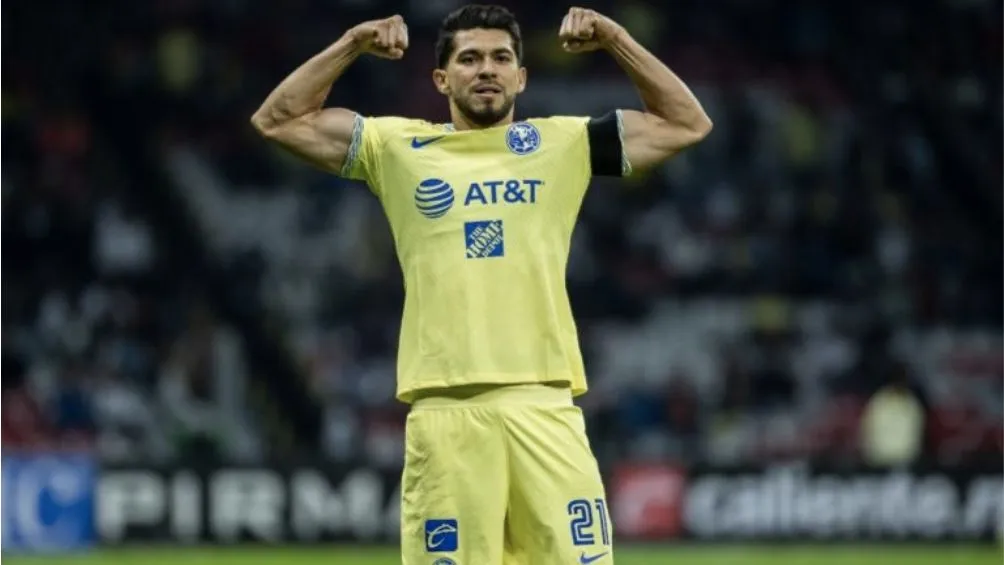 Henry celebrando gol con América