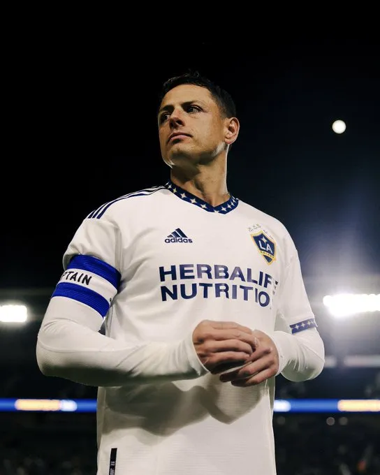 Chicharito Hernández con el Galaxy