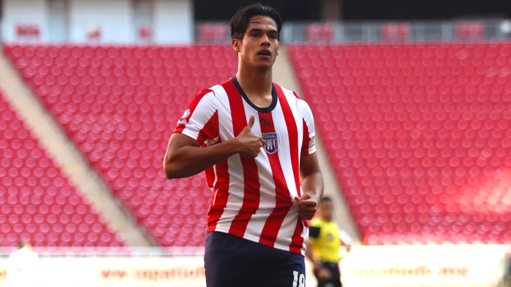 ESPECIAL Luis Puente celebra un gol con el Tapatío