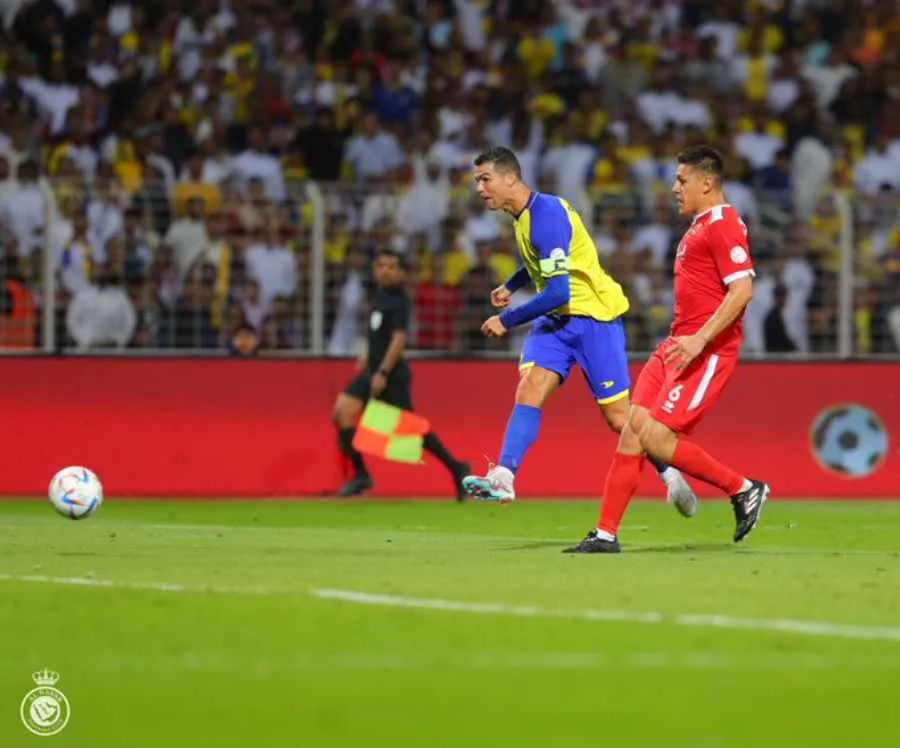 Cristiano Ronaldo en partido