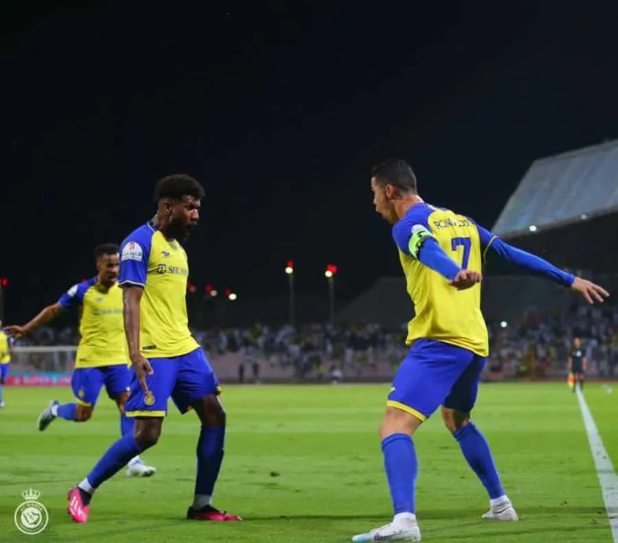 Cristiano Ronaldo celebrando su gol
