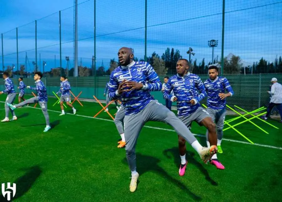 Al Hilal en entrenamiento