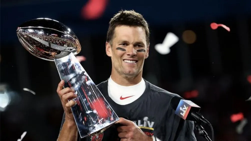 Tom Brady tras ganar el Super Bowl con Patriots