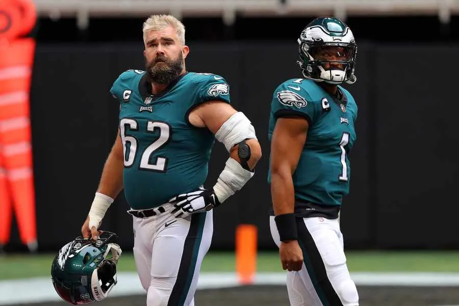 Jason Kelce con los Eagles