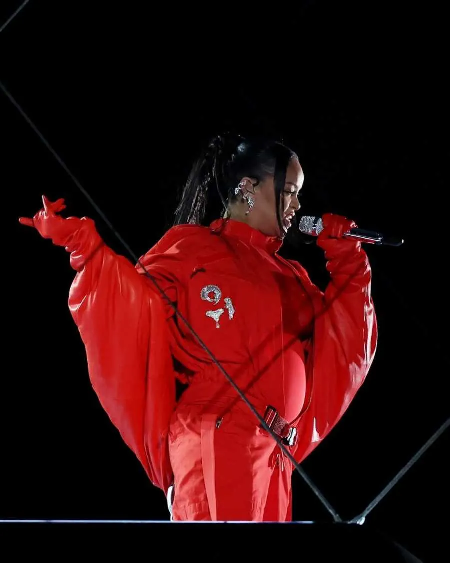 Rihanna en el show de medio tiempo