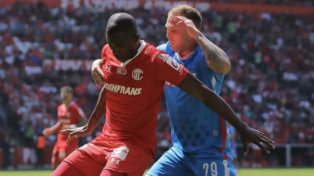 TWITTER: @TolucaFC Toluca en el encuentro ante Cruz Azul