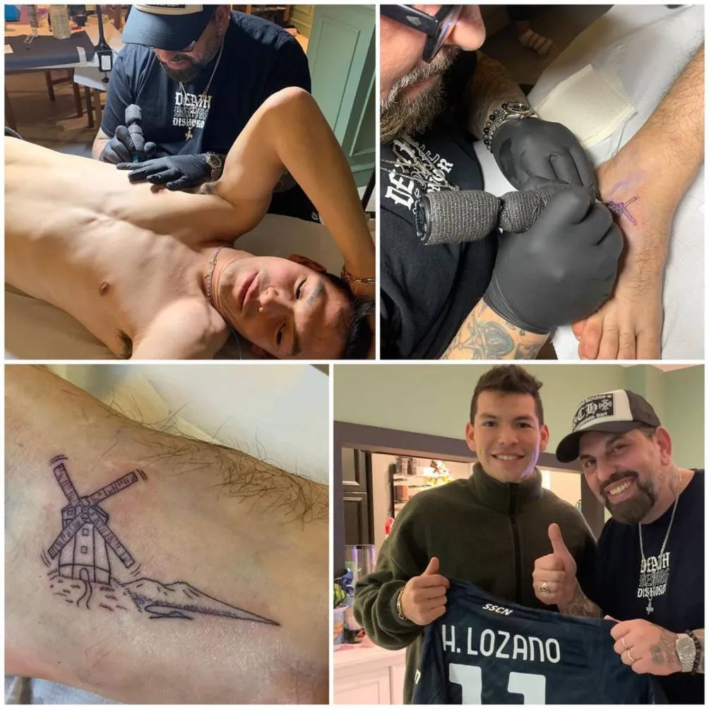 IG | @BRANDIENZO Chucky Lozano se hizo un tatuaje