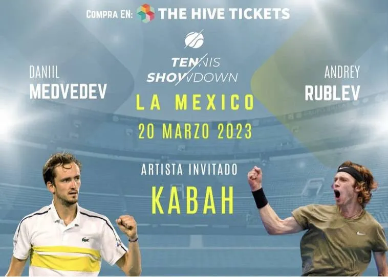 Daniil Medvedev y Andrey Rublev