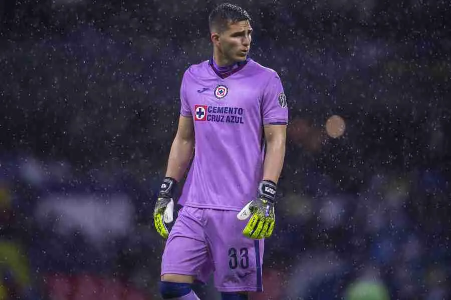 Sebastián Jurado en el partido ante América