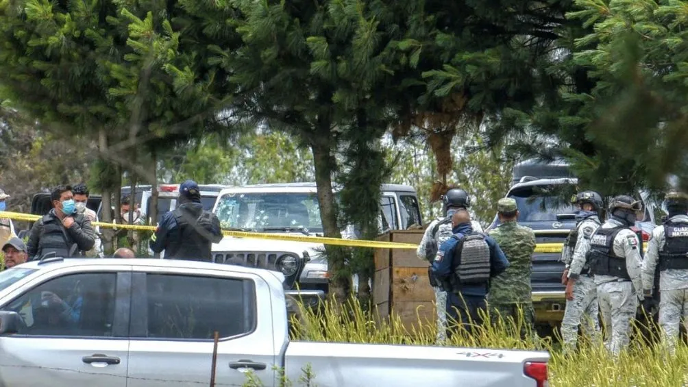 Momento del operativo para la detención de Payán Adame