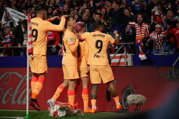 Griezmann en festejo