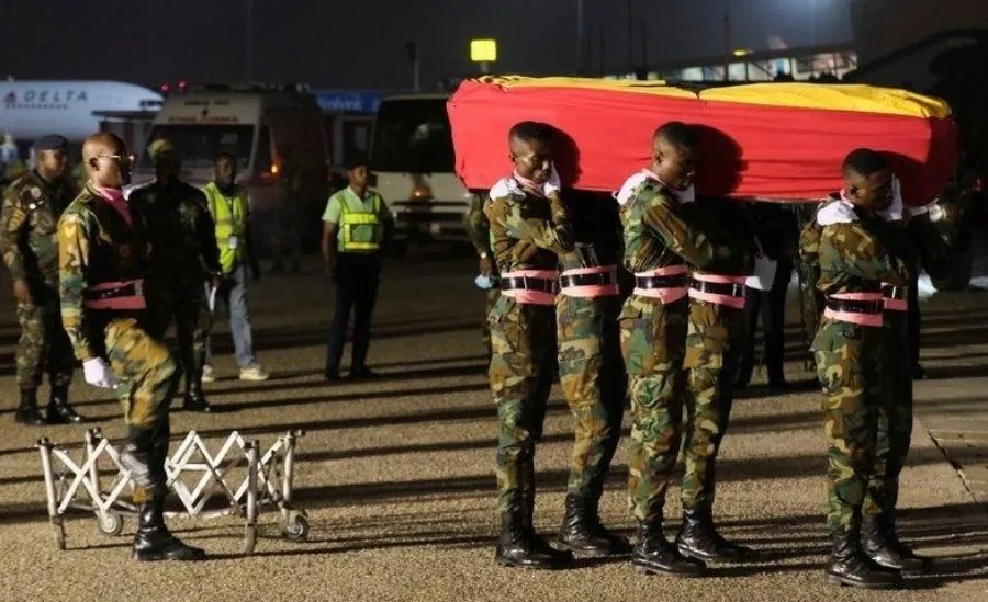 El cuerpo de Atsu en llegó a Ghana