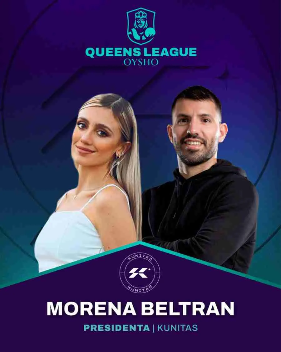 Kun Agüero y Morena Beltrán