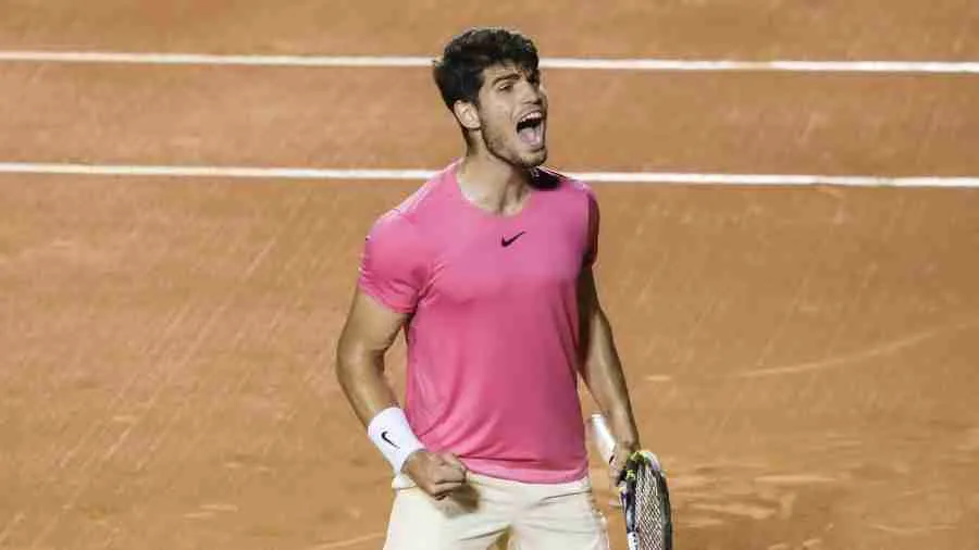 Carlos Alcaraz en el Abierto Mexicano de Tenis