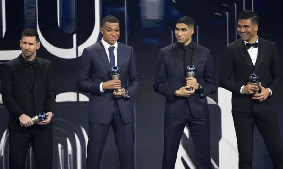 Messi, Mbappé, Hakiimi y Casemiro fueron premiados