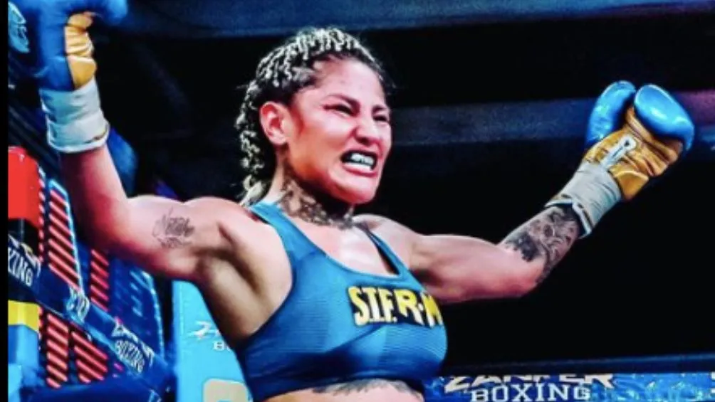 INSTAGRAM: @barbyjuarez Mariana Juárez celebrando una victoria