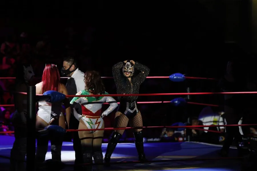 La Catalina en el ring de la CMLL