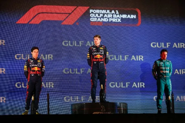 MEXSPORT El podio del GP de Bahréin