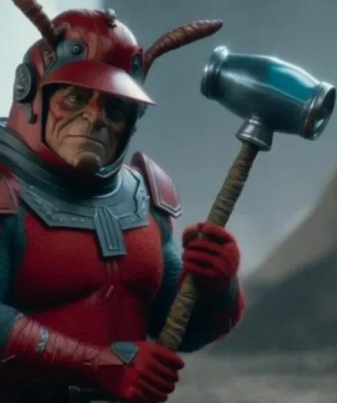 MidJourney El Chapulín Colorado al estilo Marvel