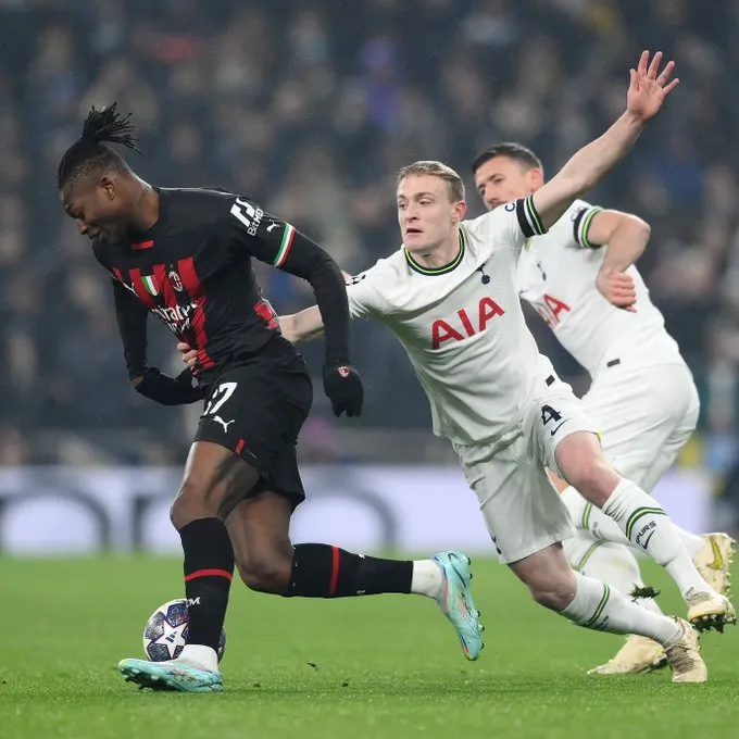 El Tottenham no pudo marcarle al Milan en 180 minutos