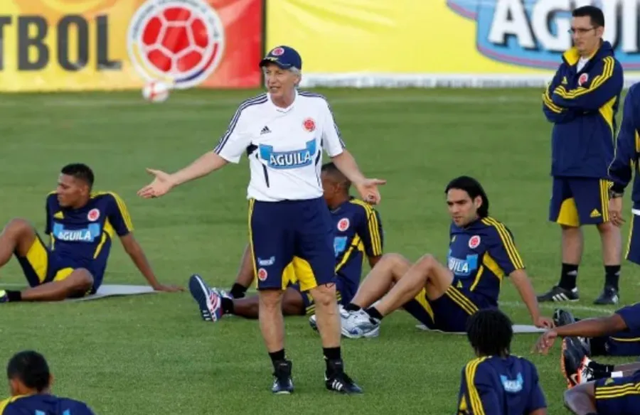 Pekerman en su etapa como DT de Colombia