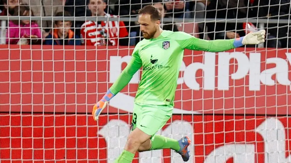 Oblak tuvo una gran noche en el arco