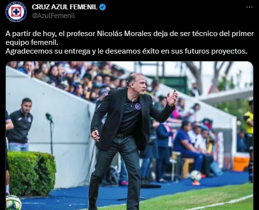 TW @AZULFEMENIL Dieron a conocer la noticia en Twitter
