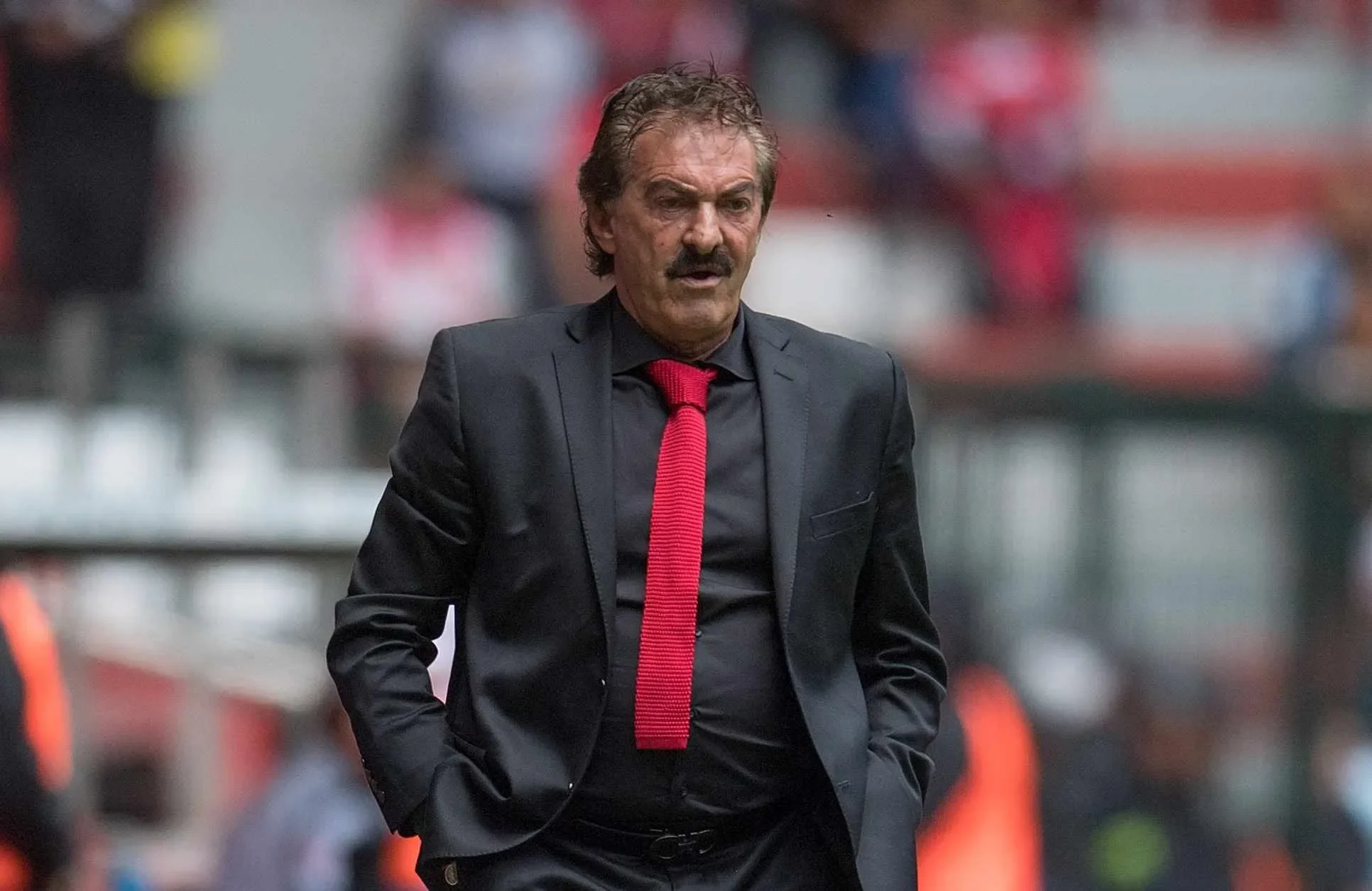 La Volpe durante su última etapa al mando de Toluca